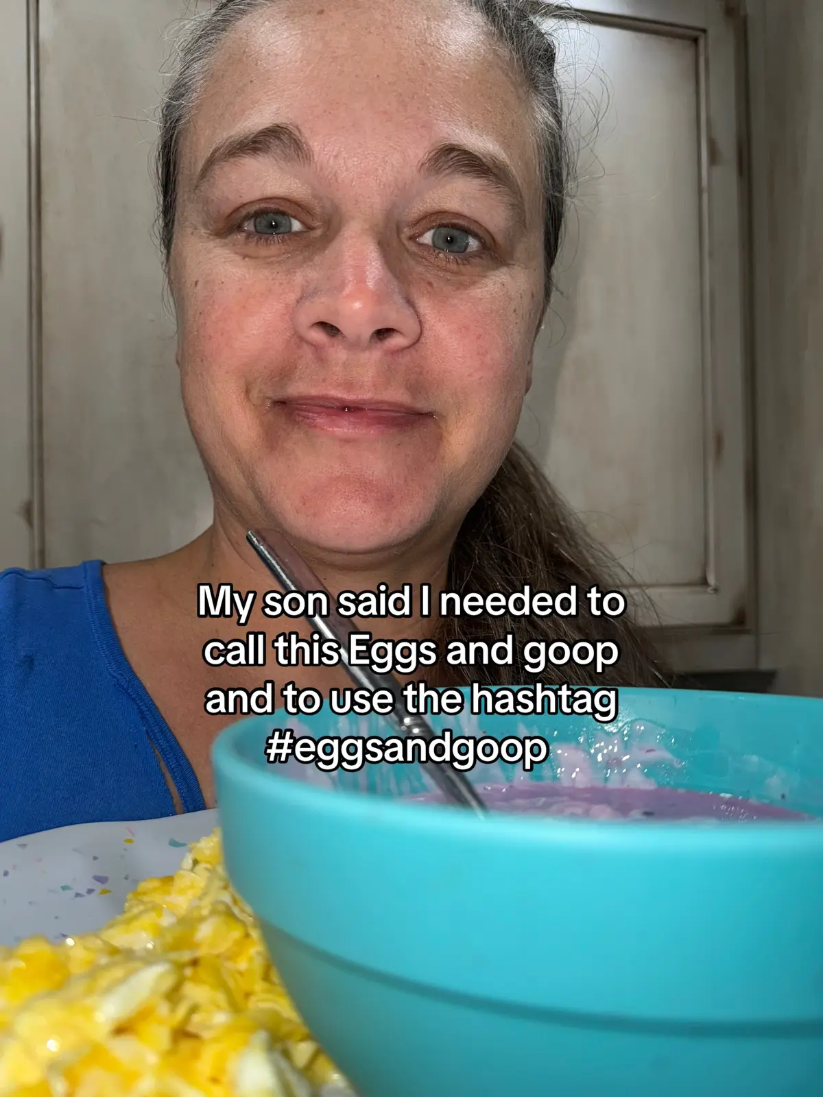 I love being an autism momma it makes life so much more fun. #autismmom  #eggs #goop #funny #amusingangelina 