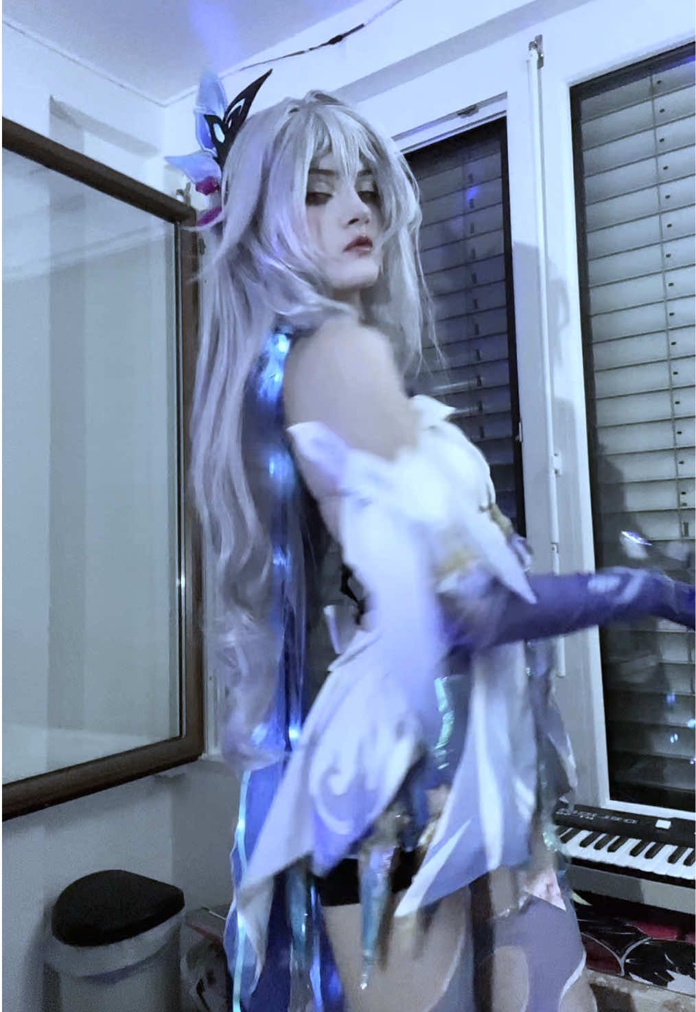 Fake body #skirk #GenshinImpact #skirkcosplay #fyp #xybca 