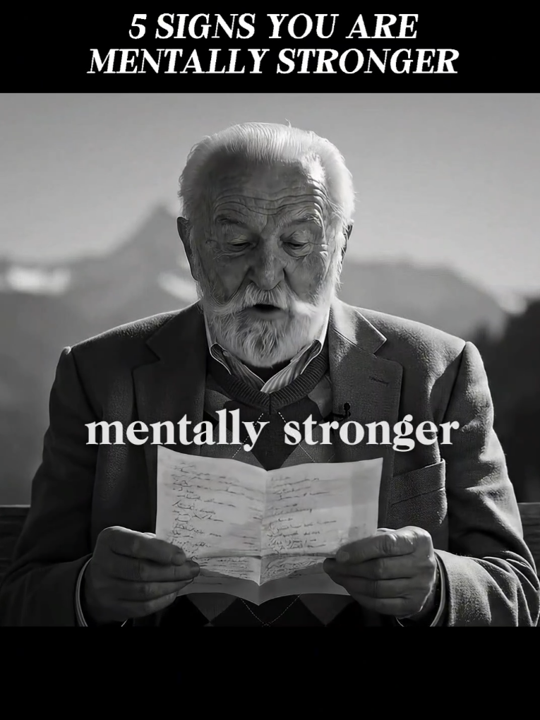 5 signs you are mentally stronger. #motivation #inspiration #quotes #powerfulquotes #motivationalvideo 