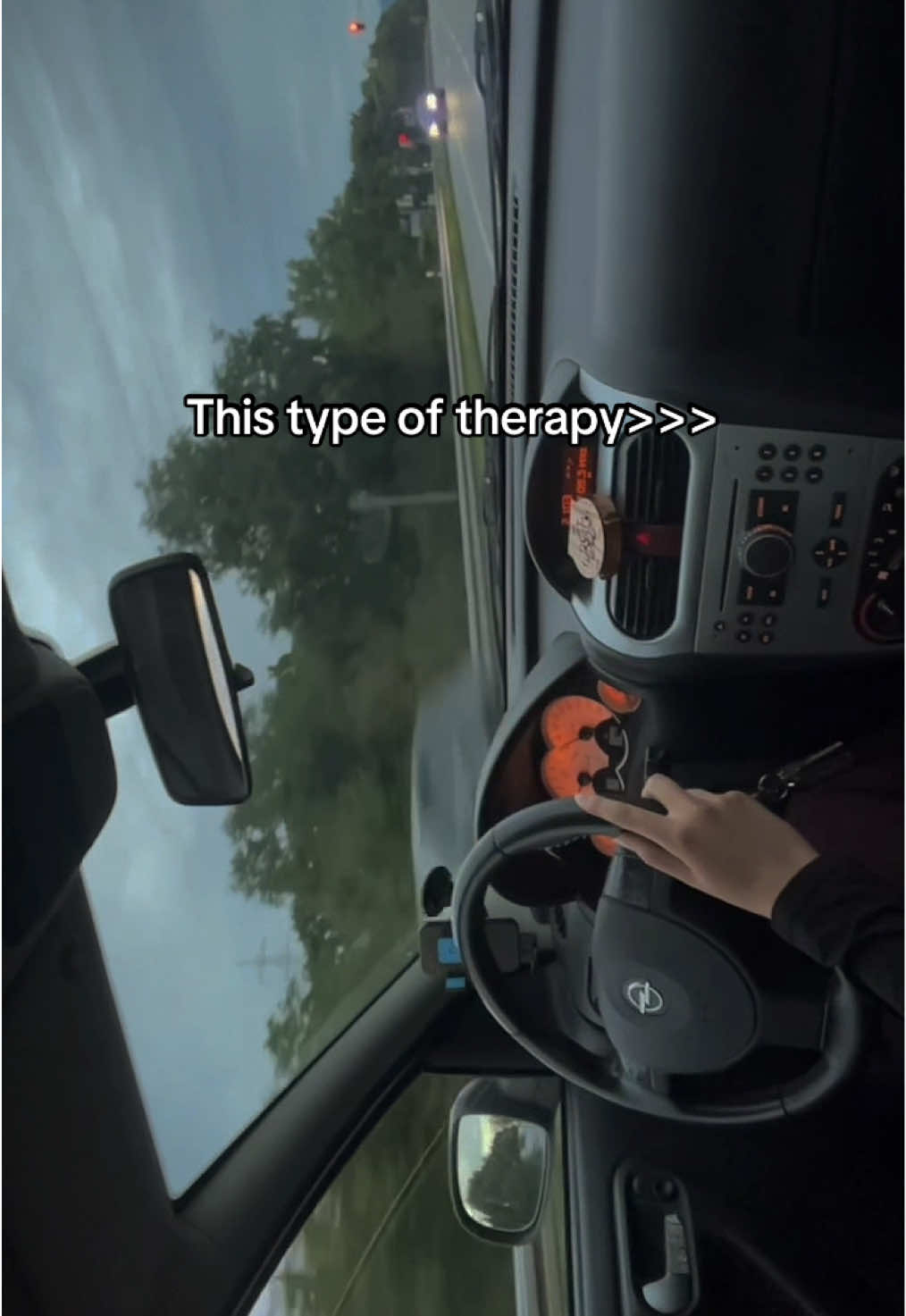 Peaceful 🖤🖤 #car #drive #eveningvibes #foryou #therapy 