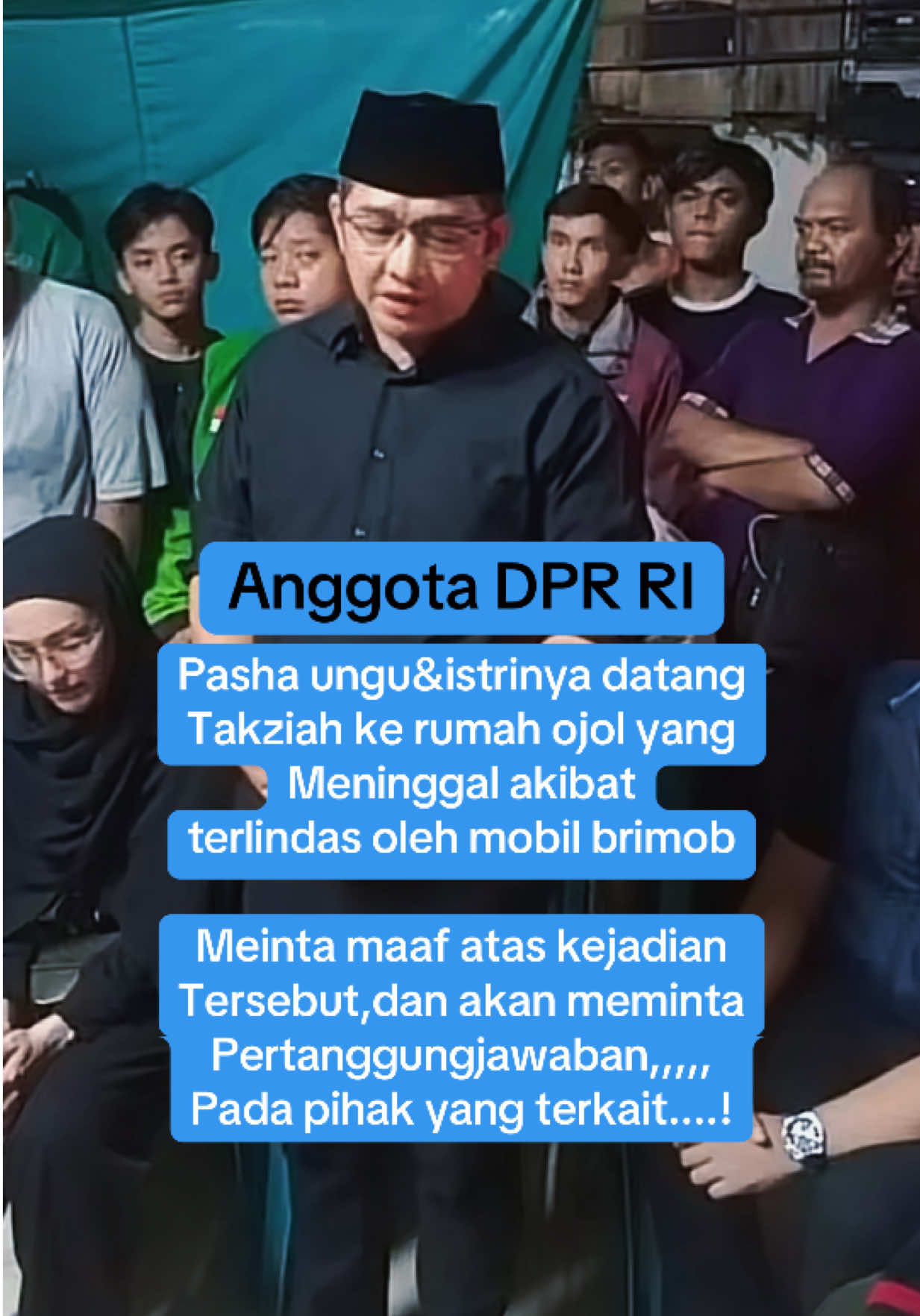 DPR juga punya hati nurani🙏🙏🙏🥀#brimobtabrakojol #demodpr #ojol #rip #4u @pashaungu_real 