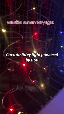 #Window curtain fairy light 