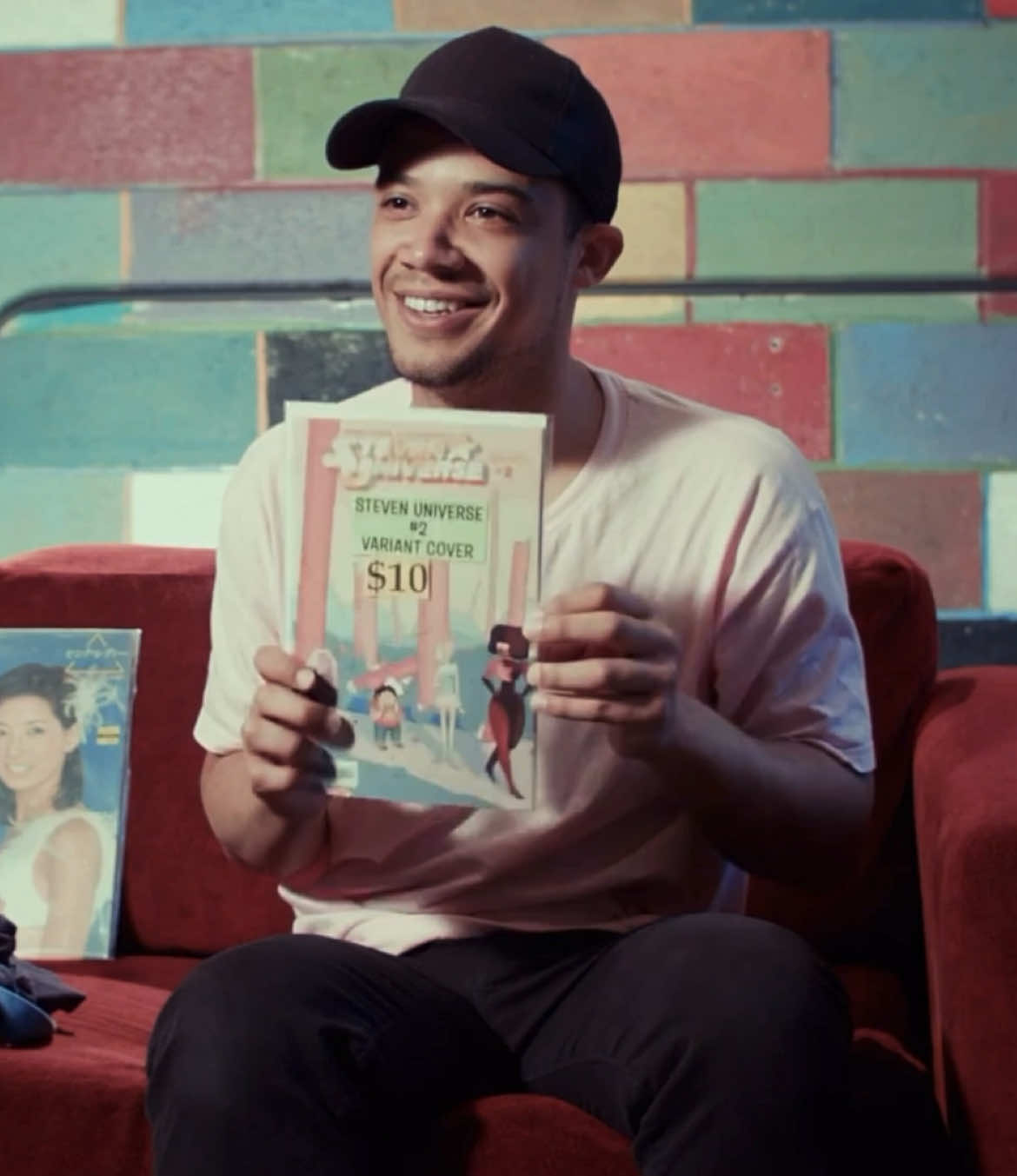 jacob and his love for steven universe ⭐️ #jacobanderson #raleighritchie #interviewwiththevampire #gameofthrones #stevenuniverse 