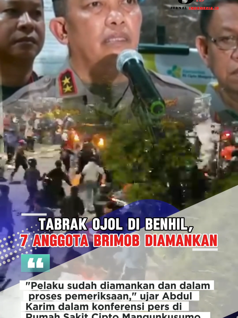 Kapolri Sampaikan Permohonan Maaf Atas Insiden Brimob T4br4k Ojol #ojol #brimob #tabrak #demo #dpr @POLRI PRESISI @Polda Bengkulu @Polresta Bengkulu @polda_metrojaya @propam_polri 