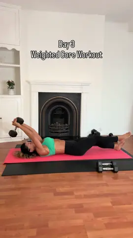 Day 3 - make sure you do 1 + 2 first! …. Then join my subscribers here^^  #coreworkout 