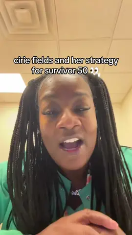 I love her #ciriefields #survivoraus #survivor50 