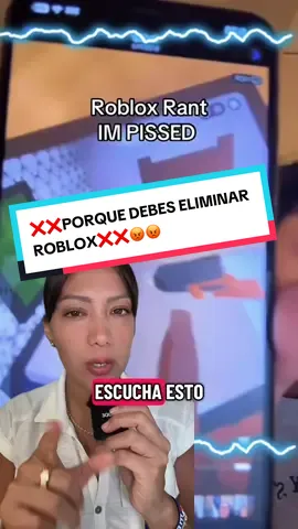 Si tus hijos no saben diferenciar red flags, si le has disfrazado el mundo diciéndole que todos son buenos entonces NO DEBERÍA JUGAR ROBLOX‼️ este es uno de los miles de testimonio que escucho a diario, padres que dejan que sus hijos jueguen lo que sea sin restringir juegos ni dispositivos😡#roblox #mamalatina #latinosenusa #conlosniñosno #makethisviral 