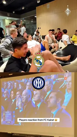 Priceless reaction to their UCL draw! (via @FC Kairat) #football #Soccer #futbol #UCL #espnsocial 