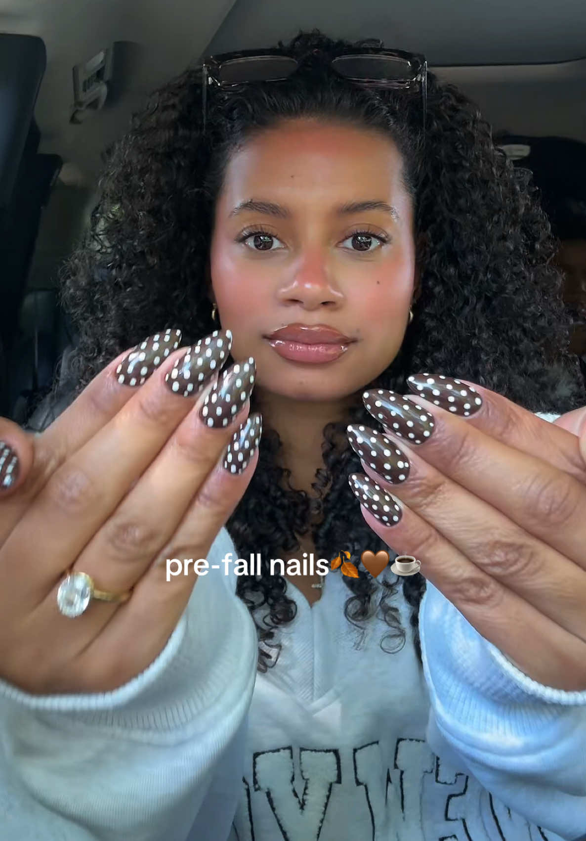 Give me the dark chocolate brown please!!🍫#nailinspo #naildesigns #fallnails #nailtok #nailart @vanilla 