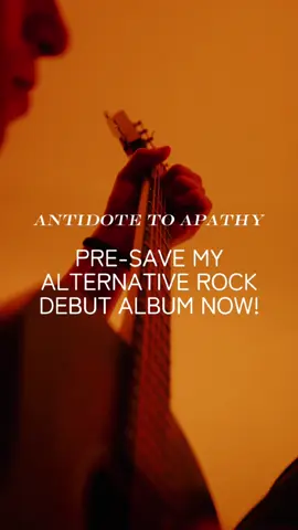 PRE-SAVE «Antidote to Apathy» NOW💥🎸  My alternative rock debut album is out 26/9/25🤯 I can’t believe we are doing all this independently!! #altrock #independentartist #musicalbum #fyp 