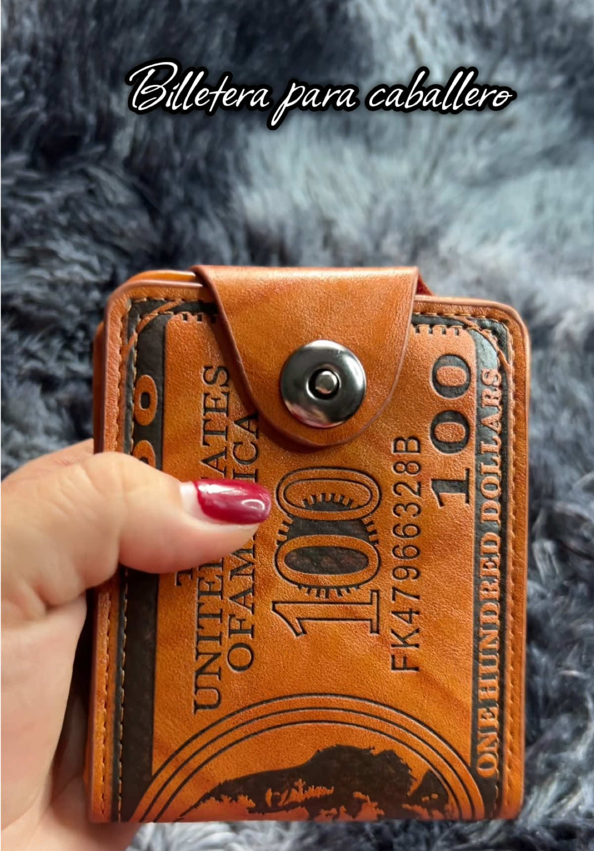 Billetera para caballero con un diseño de $ bonita y única #billetera #tiktokshop #carteraparahombres #cartera 