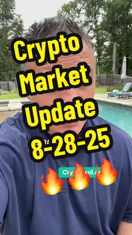 Crypto Market Update  8-28-25 🔥🔥🔥#cryptomarketupdate #bitcoin #crypto #ethereum #xrp 