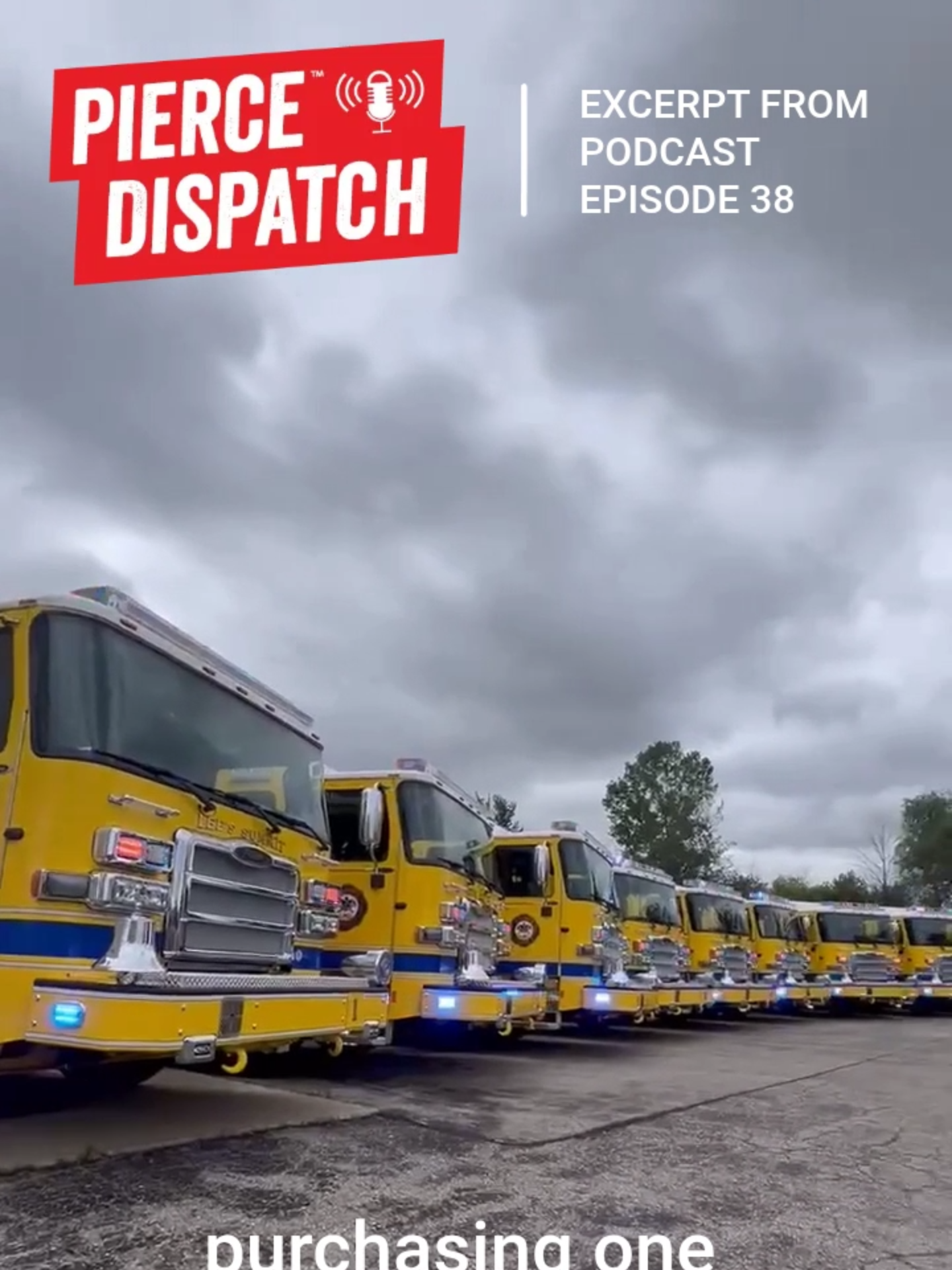 Tune into our latest podcast episode about Lee’s Summit Fire Department in Missouri’s procurement of NINE #Enforcer #Pumpers!  🚒 🔗Listen now by clicking the link in our bio.