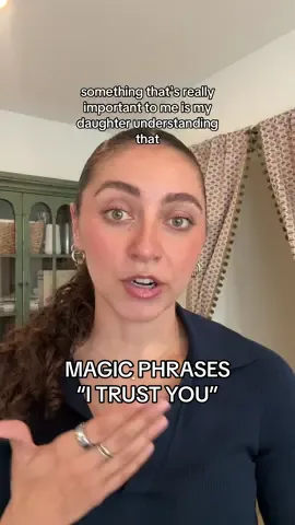 “I trust you” may be one of my favorite magic phrases. Imagine even hearing this as an adult? It does a lot for your confidence. #magicphrases #parentingtips #confidence #modernparenting #gentleparenting 