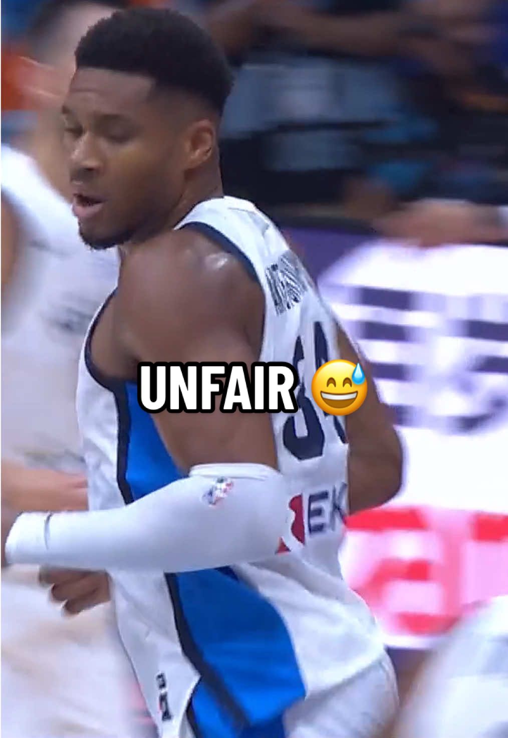 Giannis is UNFAIR 😭🇬🇷 @Giannis Antetokounmpo  with 31+7 in his #EuroBasket 2025 opener! #Greece #Giannis #NBA 