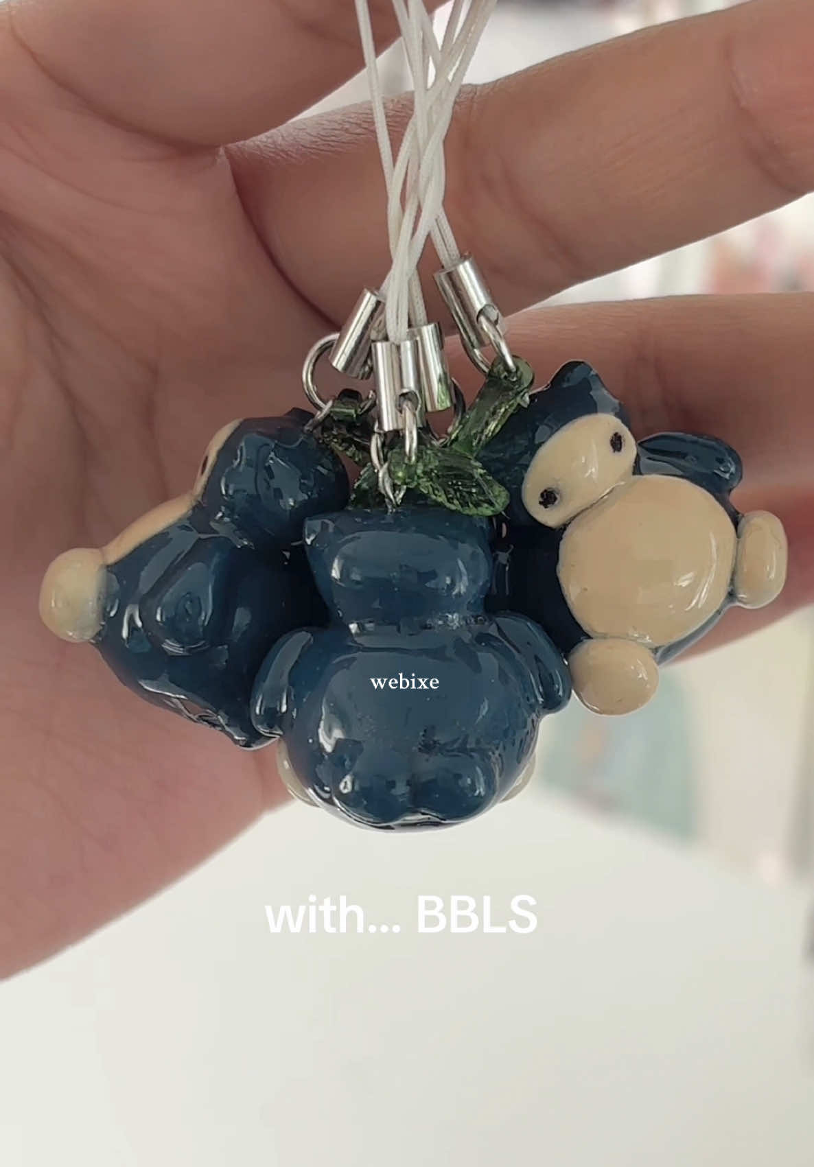 so cute :3 #pokemon #snorlax #clay #beadedjewelry #beadtok
