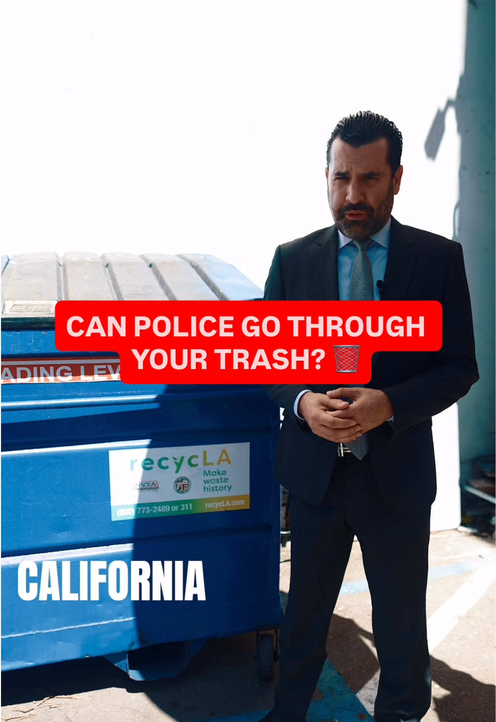 What you throw away can still come back to haunt you! 😳 @Ardalon Fakhimi  #policeofficers #dumpster #legaltips #legaladvice #legalanalysis   