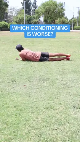 WHICH CONDITIONING IS WORSE? #football #foryou #fyp 