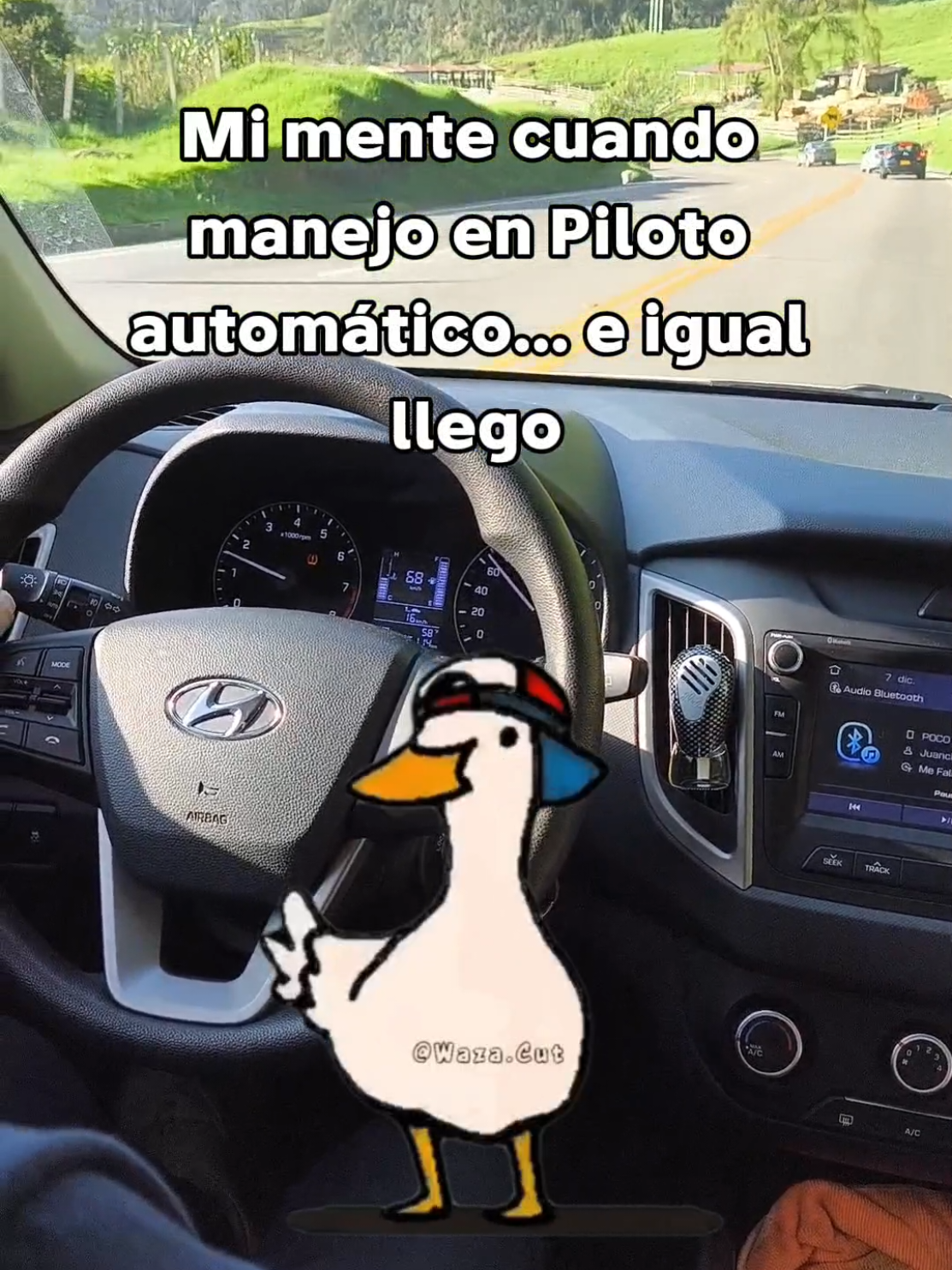 Cuando manejas en Piloto automático y luego te das cuenta que no moriste 🤔#Meme #MemeCut #CapCut #automovilismo #simracing 