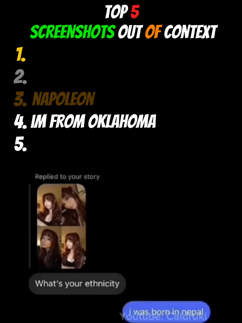 Bonus Video At The End #caldruki #top5 #ranking #jonderanking #funny 