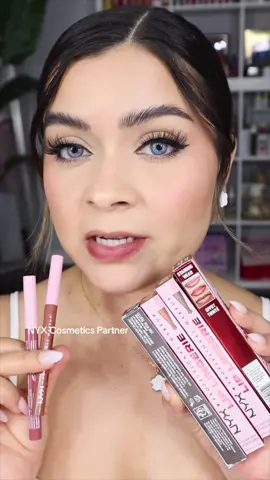 NYX Cosmetics' NEWEST and SEXIEST LONG-LASTING lip liner #nyxcosmeticspartner @NYX Professional Makeup #nyxcosmetics #lipstain #makeup #lipstain 