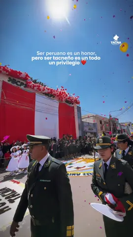 🔴 Ser peruano es un honor, pero ser tacneño es todo un privilegio. ¡Viva Tacna! ¡Viva el 28 de agosto!  #tacna #28deagosto #fyppppppppppppppppppppppp #regiontacna 