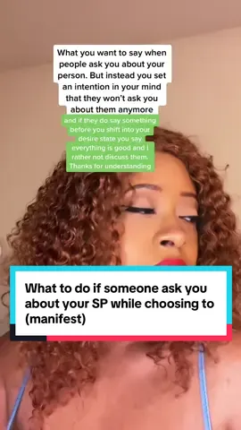 #onthisday What to do when someone ask about your SP (specific person). Especially while you’re now choosing to intend all is well with you two. Don’t get stuck or bothered. I want you to be so unbothered by it because it’s not your concern to fix or change anything. Treat it like it doesn’t even matter and move on from it. #manifestingtips #awarenes #lawofassumption #spmanifesting 