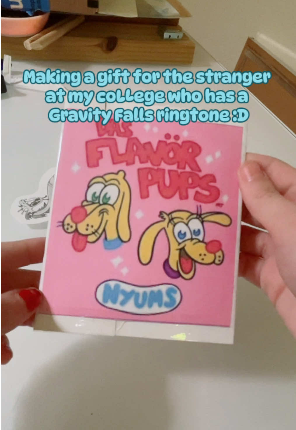 oh yeah oh yeah! ૮꒰˶ᵔ ᗜ ᵔ˶꒱ა #GravityFalls #MabelPines #Craft 