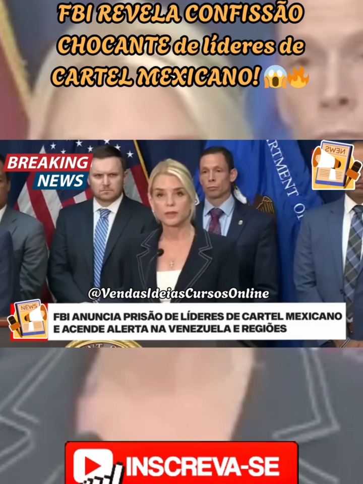 🚨 MADURO EM ALERTA: FBI REVELA CONFISSÃO CHOCANTE de líderes de CARTEL MEXICANO! 😱🔥 O FBI acaba de anunciar uma confissão bombástica feita por líderes de um cartel mexicano, e a revelação coloca Nicolás Maduro em alerta máximo. Mas qual a ligação entre essa confissão e a Venezuela? O que está por trás dessa trama internacional que envolve crime organizado, geopolítica e poder? Neste vídeo, você vai entender todos os detalhes desse caso explosivo que pode abalar as estruturas políticas e criminais no continente. Assista até o fim e descubra por que essa revelação está causando tanta preocupação! #Maduro #FBI #CartelMexicano #VenezuelaHoje #Geopolítica #NotíciaUrgente #CrimeOrganizado #AméricaLatina #BreakingNews #FicaAtéOFinal#CanalDeNotícias #NoticiasDoBrasil #Reviravolta #NotíciaUrgente #CrisePolitica #AnalisePolitica #notíciasdatv #EntretêNews #tiktoknotícias #notícias #Shorts #BRASIL #dolar #EUA #europa #notícia #shorts #bolsonaro #noticiastiktok #AnálisePolítica