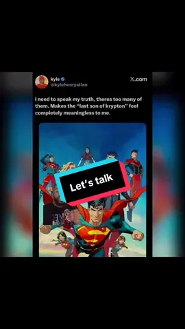 Let’s talk  #Superman 