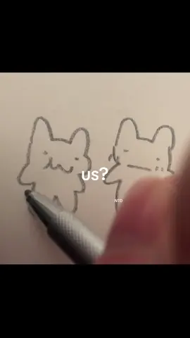us?? #foryou #art #doodle #cat #fyp 