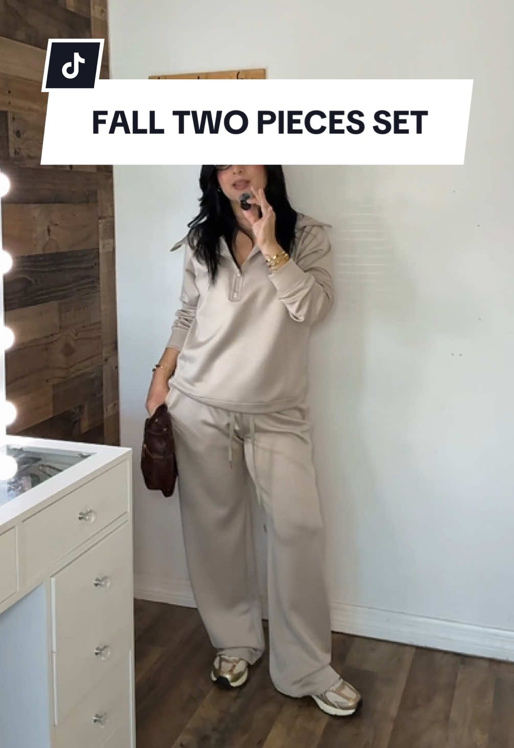 Fall two pieces set  #falloutfits #twopieceoutfit #fallset #loungewear #comfyclothes 