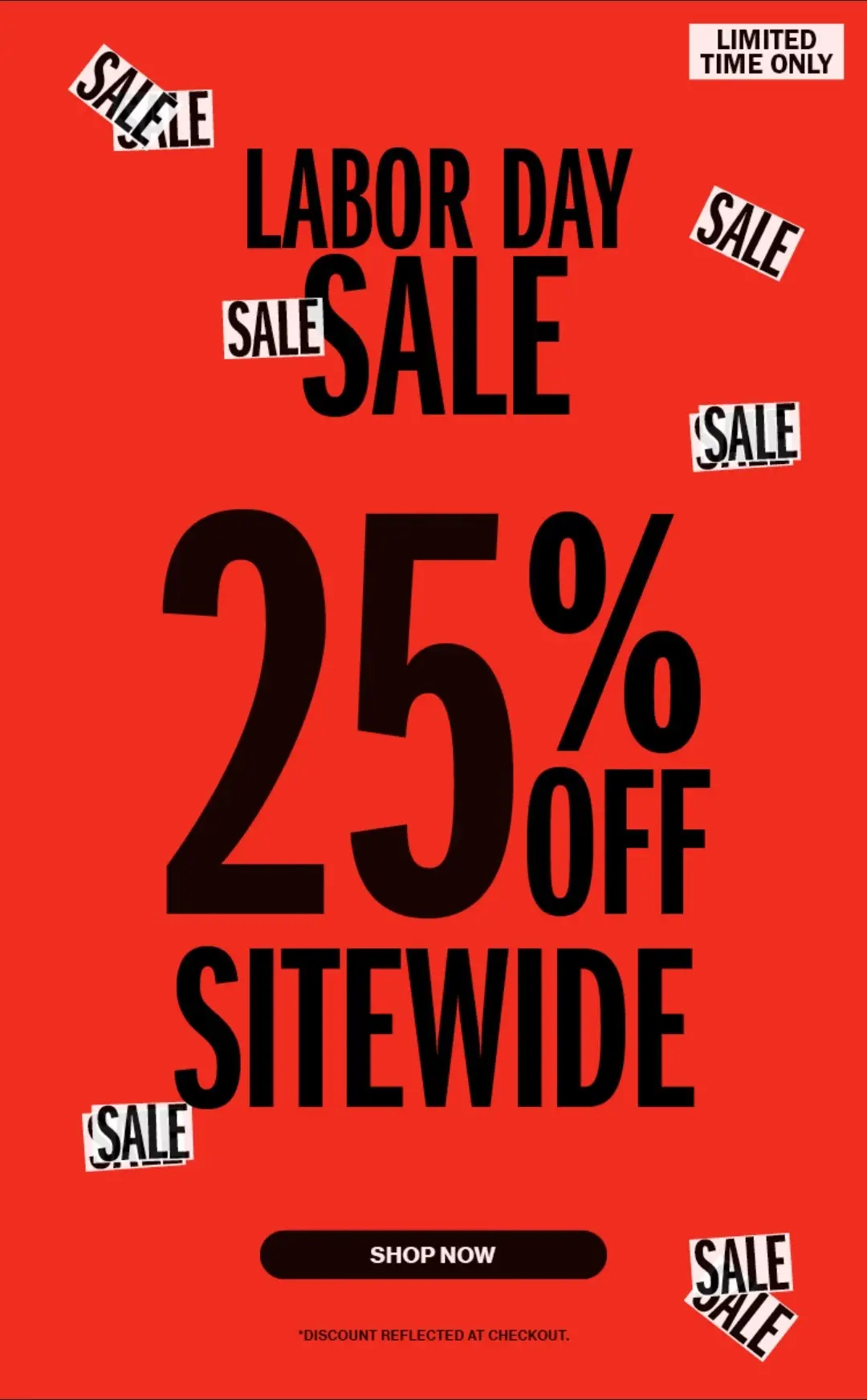 25% off entire order SALE ENDS MONDAY #laborday #sale #musica 