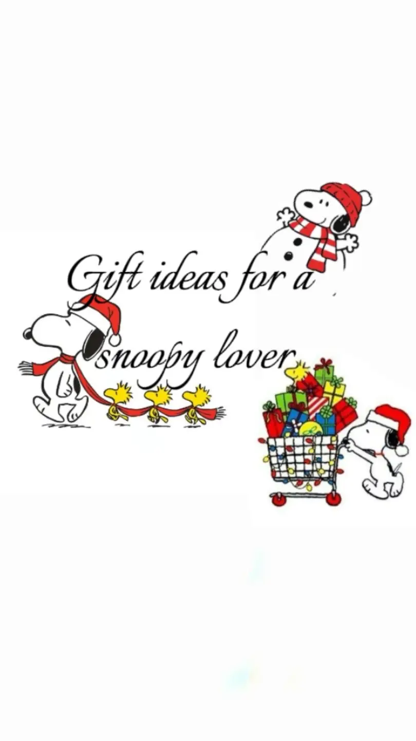 comment any gift ideas!! ☃️❄️🎅🏼🦌#christmas #fyp #tistheseason #snoopy #jolly 