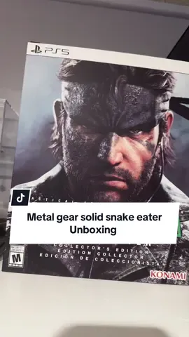 Metal gear solid snake eater collector’s unboxing #metalgearsolid #metalgear #metalgearsolidsnakeeater #snakeeater #collectorsunboxing @Konami @PlayStation 