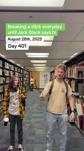 HAPPY BIRTHDAY JACK BLACK! I am gonna be working on some uploads today but I also need to go to the gym so idk where I’ll end up, love yall be safe!  #jackblack #library #pbmac #challenge #daily 