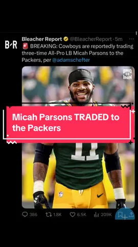Micah Parsons TRADED to the Packers #micahparsons #packers #cowboys 