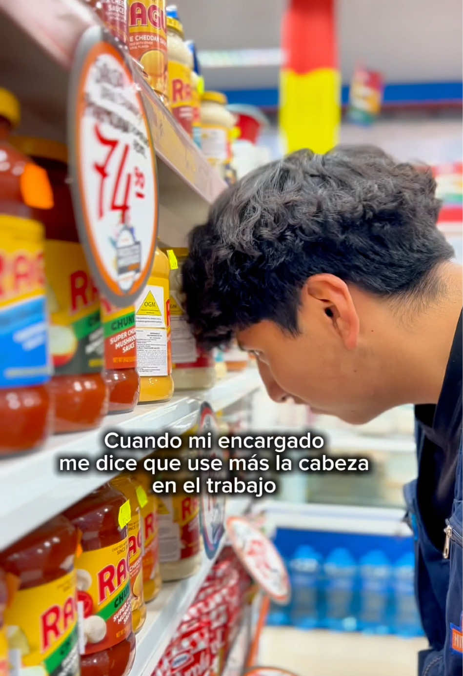 Nuestro encargado dice que usemos más la cabeza en el trabajo y nosotros….  #Hipermaxi #preciosbajos #trend 