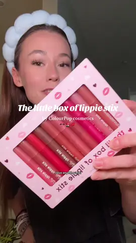 I am obsessed with these lippies👏🏻 they also have another box with more nude shades! #colourpop #colourpopcosmetics #mini #lipstick #lippies 