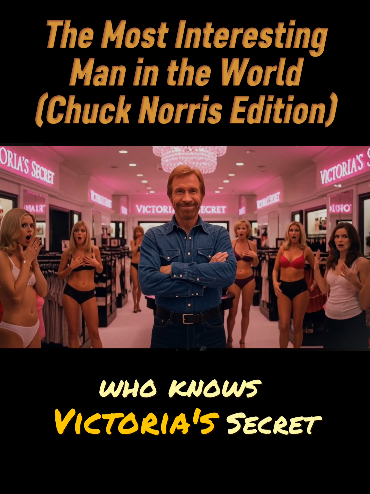 You've met the others, now meet the legend. When he sneezes, the stock market adjusts itself 📈. He drove his mom to the hospital while she was giving birth to him, and he's the only one who knows Victoria's Secret 🤫. He is... The Most Interesting Man in the World. Stay legendary, my friends. 😉 Hashtags: #TheMostManInTheWorld #ChuckNorris #Legend #Satire #Parody #DosEquis #Comedy #RoundhouseKick #ai #veo3 #fyp #funny
