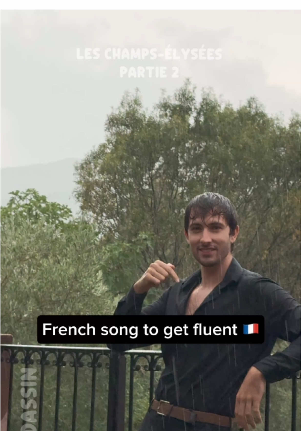 Les Champs-Élysées 2 | French song Chante avec moi ! #singwithme #frenchsong #learnfrench #learnfrench 