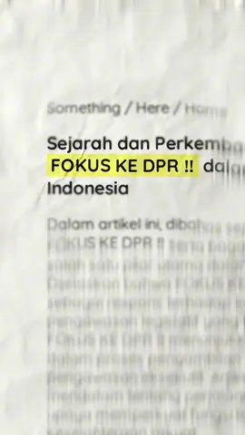 RIP INDONESIA'S DEMOCRACY 🥀