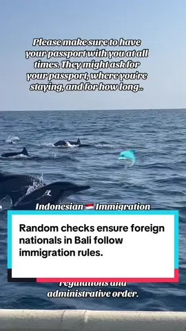 Random checks ensure foreign nationals in Bali follow immigration rules. #australia #aussie #travel #travelling #indonesia 