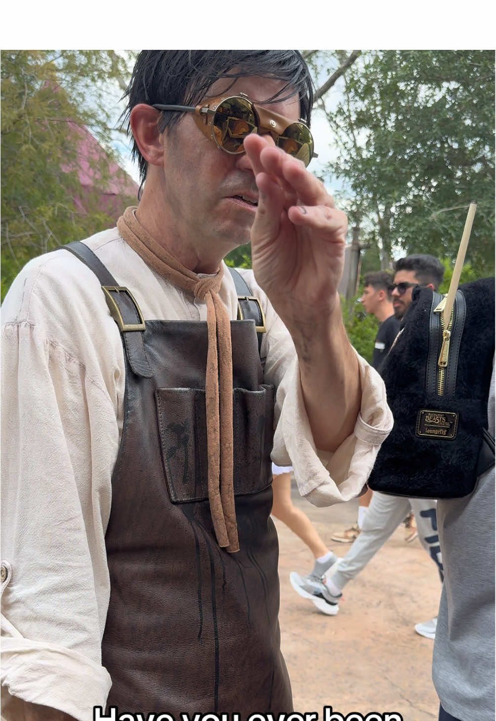Ygor was not having it with me, he was plotting. 😂 @universalmonsters  #ygor #epicuniverse #epicuniverseorlando #darkuniverse 