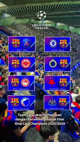Team yang berhadapan Dengan Barca #ligachampions #barcelona #viscabarca #viscacatalunya❤️💙 