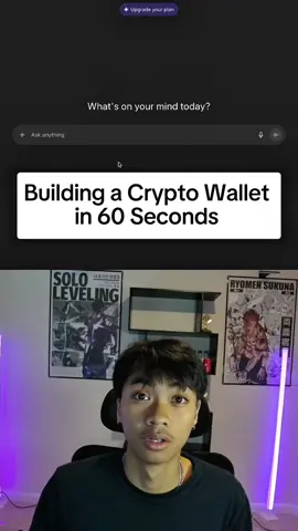 Building a crypto wallet #ai #nocode