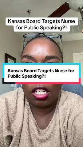 8/28/25 A Kansas nurse spoke out about dementia care while her license was temporarily inactive—and now the Board is accusing her of practicing without a license. No patients. No treatment. Just education. If this is allowed, every nurse who teaches or advocates publicly could be next. #fyp #NurseTok #FreeSpeechMatters #NurseLife #HealthcareJustice 