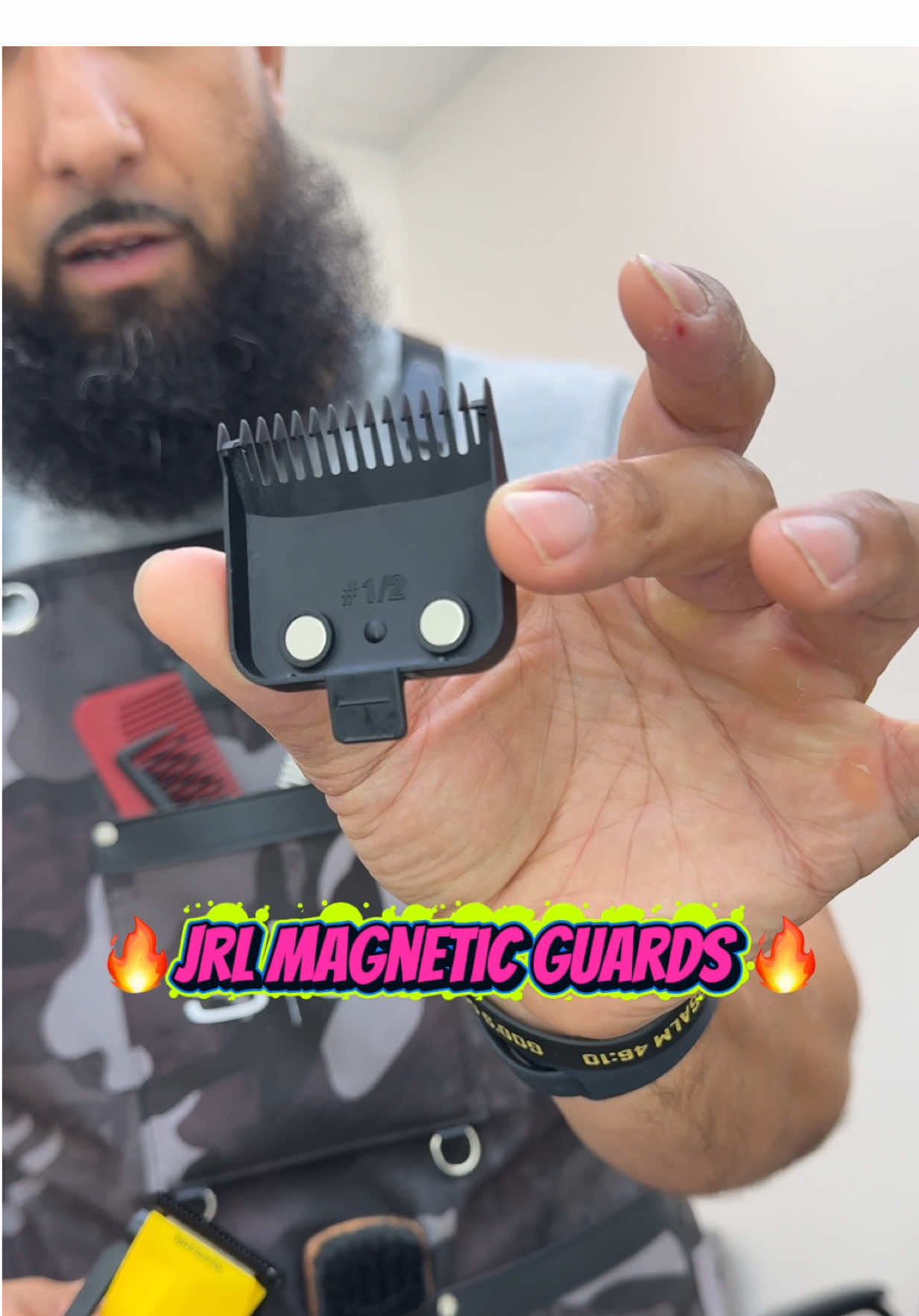 New jrl magnetic guards #femalebarber #studentbarber #womenbarber #tampbarber @JRL 
