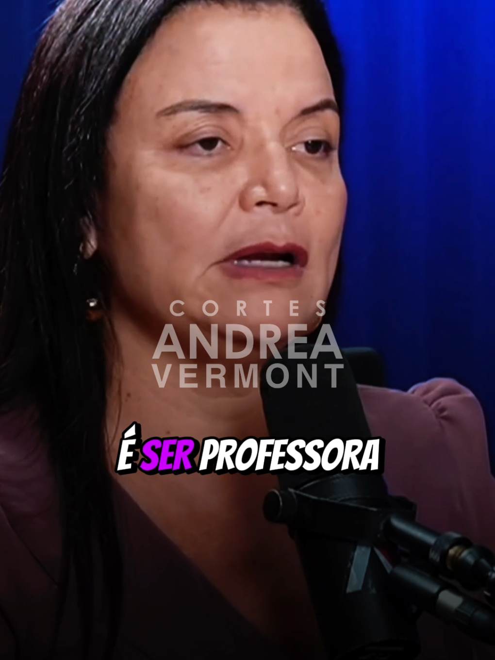 Uma das coisas mais difíceis é ser professora no contexto atual  Créditos: Podcast 2 Irmãos  #andreavermont #valorizeosprofessores #serprofessora #filhosmimados #filhossemlimites 
