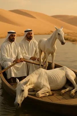 People saved a horse, and then the horse saved people  #history #ai #animals #horse #cartoon 